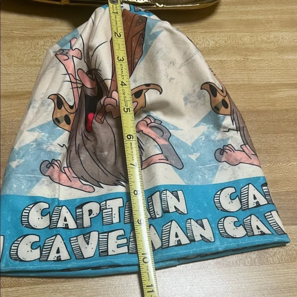 # 1212: Graphic Print Beanie Hat. Unisex CAPTAIN CAVEMAN